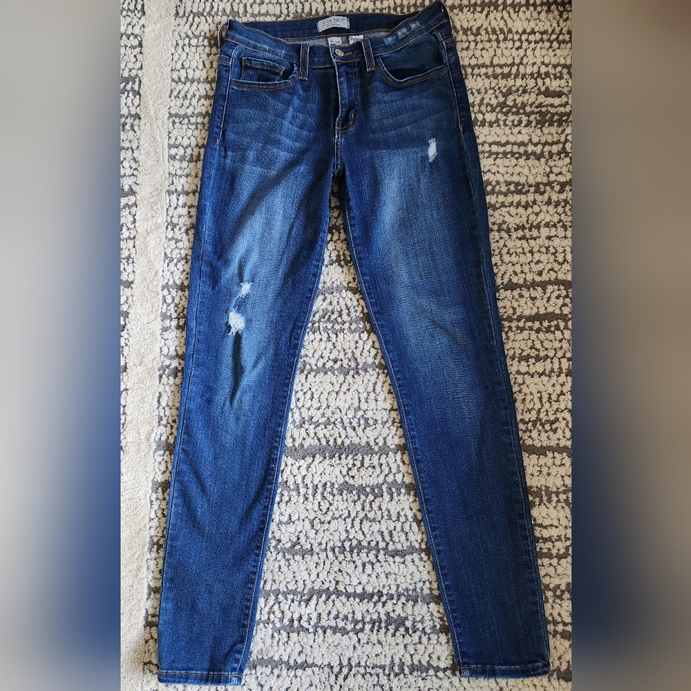 Distressed Judy Blue distressed skinny jeans 9 29